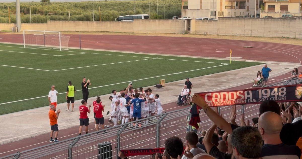 Canosa: Lattanzio, Di Piazza e Lavopa stendono il Taurisano, finisce 5-0 al “San Sabino”
