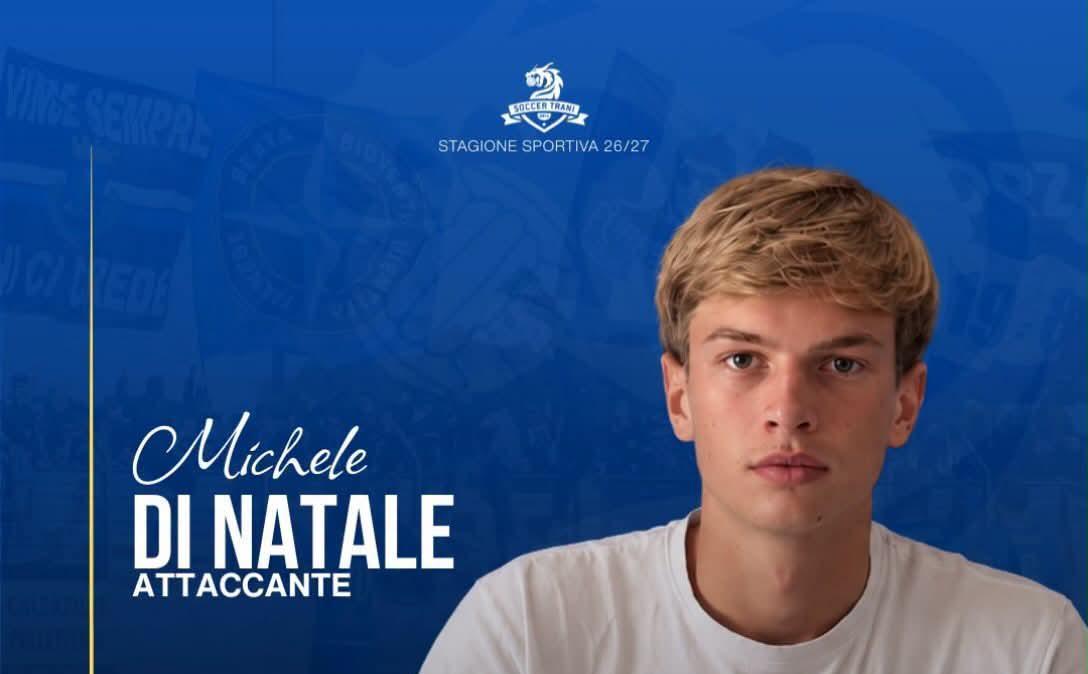 UFFICIALE - Soccer Trani, arriva l'attaccante Michele Di Natale