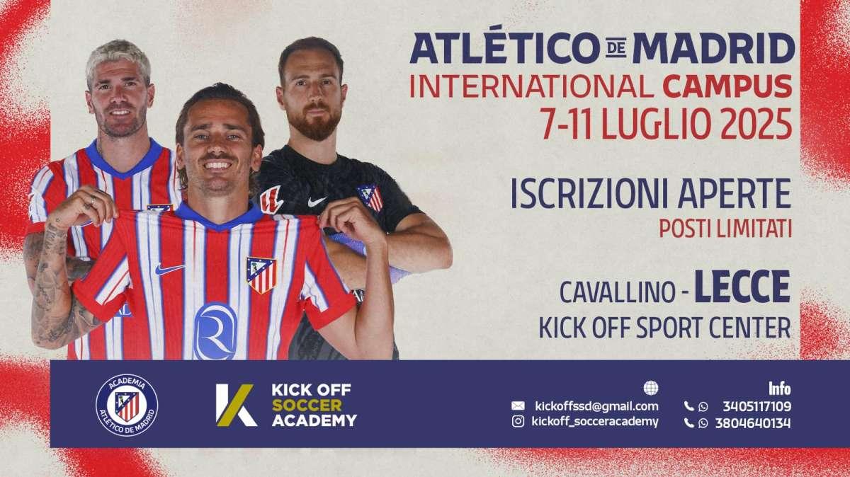 Cavallino, il Kick Off Sport Center ospita l’Atletico Madrid