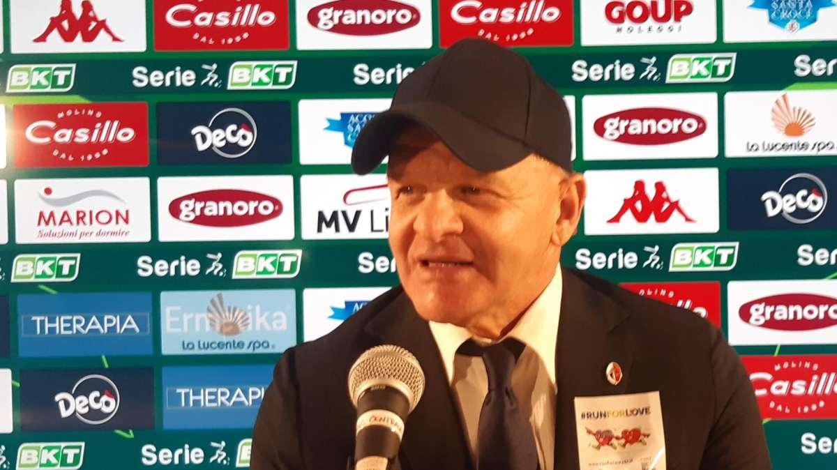 Bari-Feralpisalò, Iachini: "Scaliamo con fiducia una montagna irta di ostacoli"