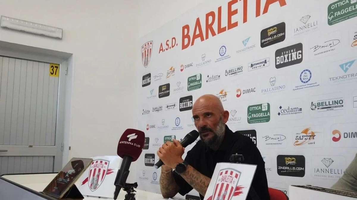 Barletta, Ginestra: "Approccio sbagliato nel primo tempo, ora testa al campionato"