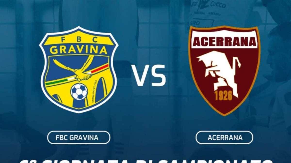 Le probabili formazioni di Gravina-Acerrana, previsti un paio di recuperi tra i murgiani 
