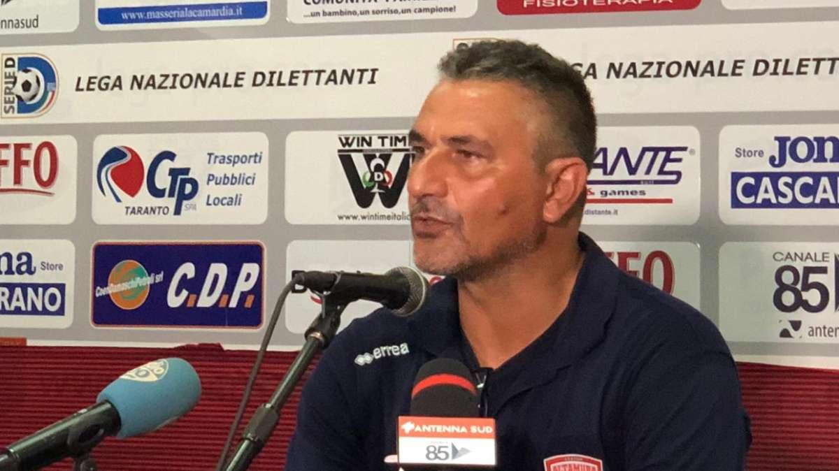 Altamura, De Felice: "Contento della prestazione, il Taranto è stato più bravo"