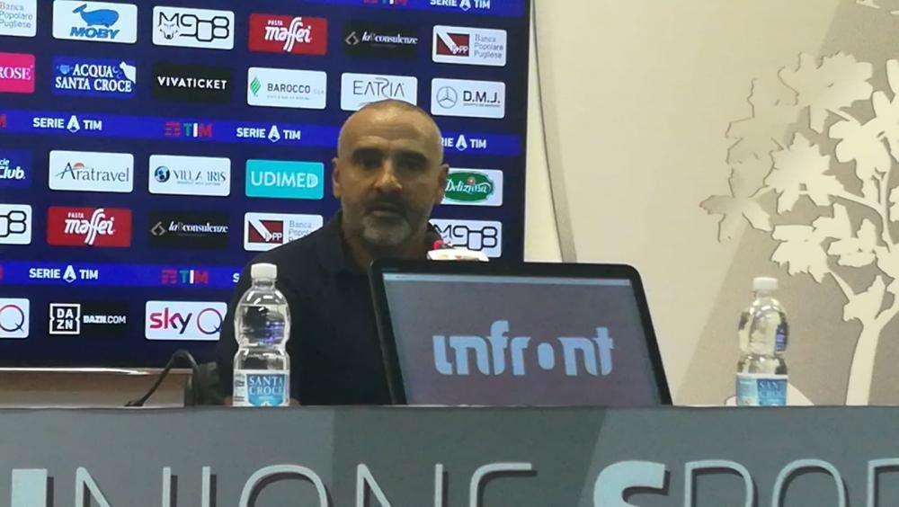 Lecce, Liverani: “Non si può prendere un gol così, è mancata la cattiveria”