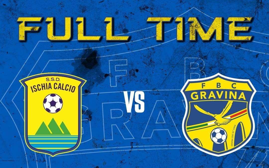 Ischia-Gravina 3-1, brutta sconfitta per i murgiani irriconoscibili 