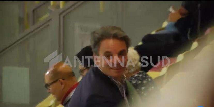 Il tecnico Ezio Capuano presente allo “Zaccheria” di Foggia