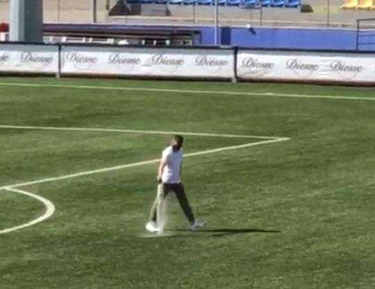 Francesco Zagaria in azione
