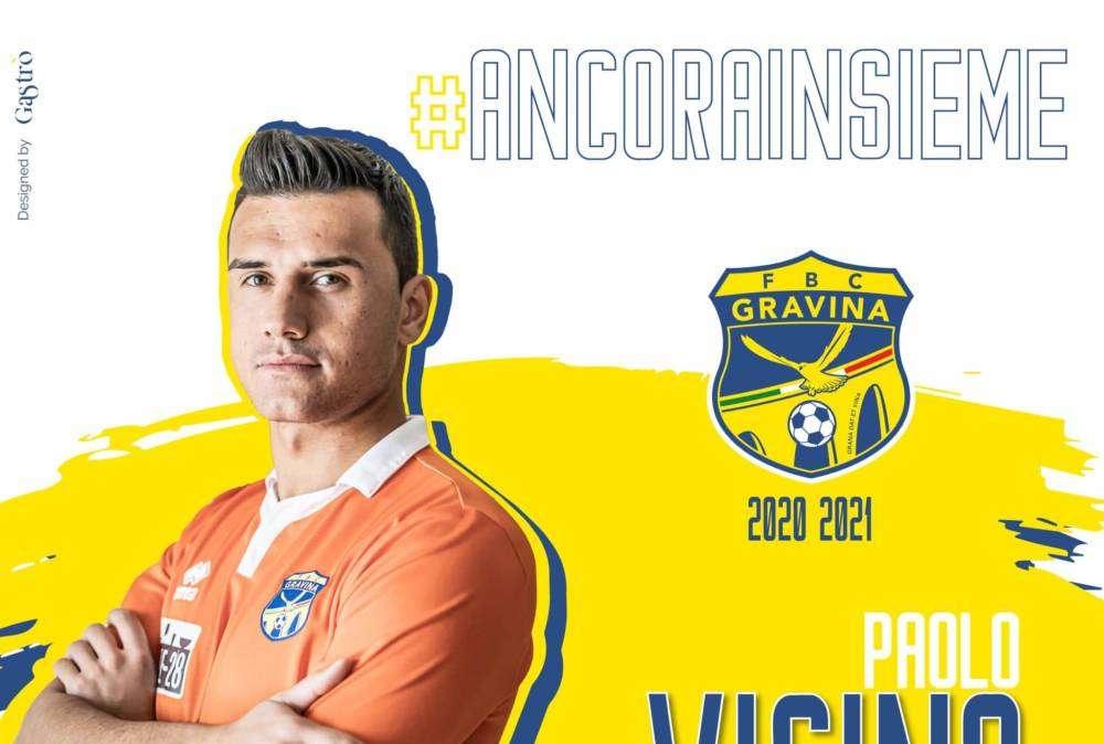 UFFICIALE - Gravina, rinnova il portiere Vicino