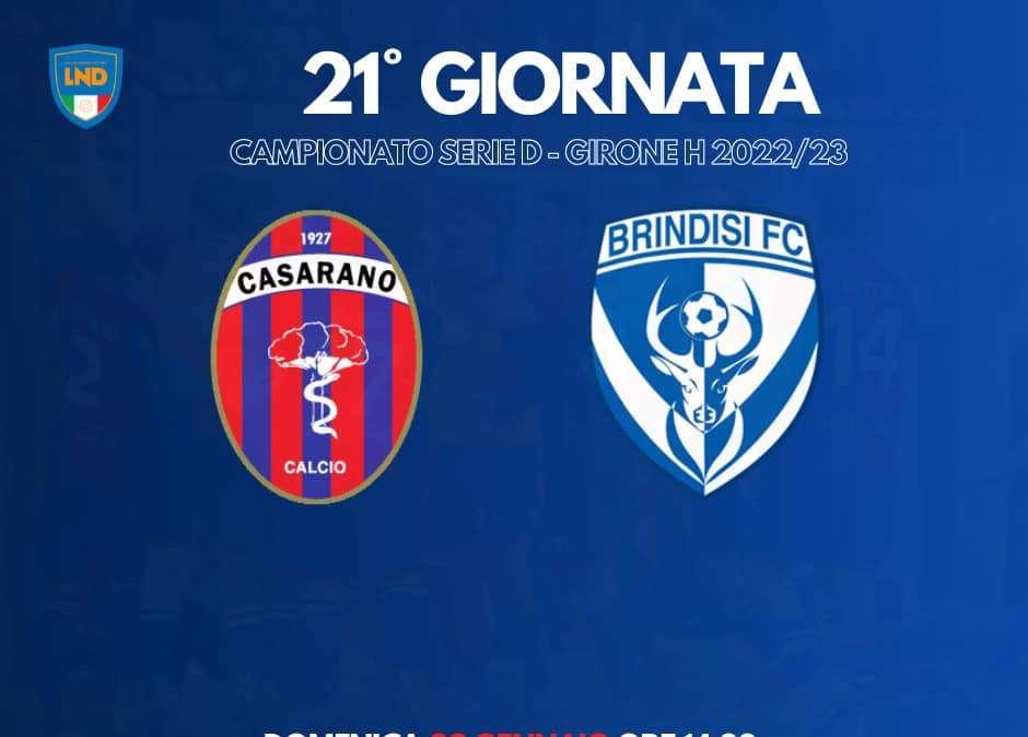Le probabili formazioni di Casarano-Brindisi: diversi ballottaggi nei rossazzurri, scelte (quasi) obbligate per Danucci