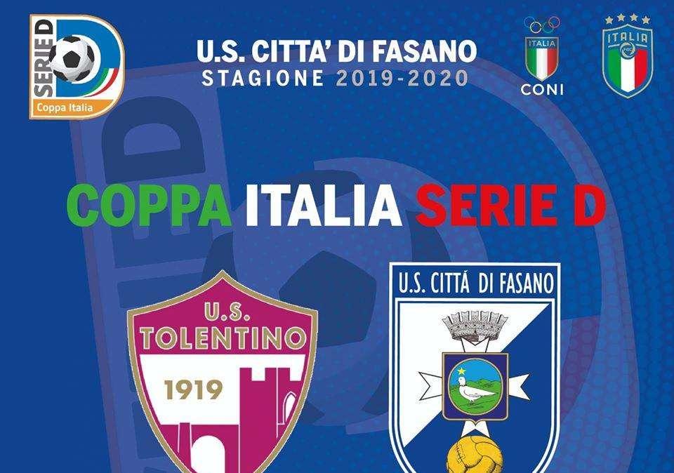 Coppa Italia Serie D, il Fasano in semifinale contro il Tolentino: ecco le date