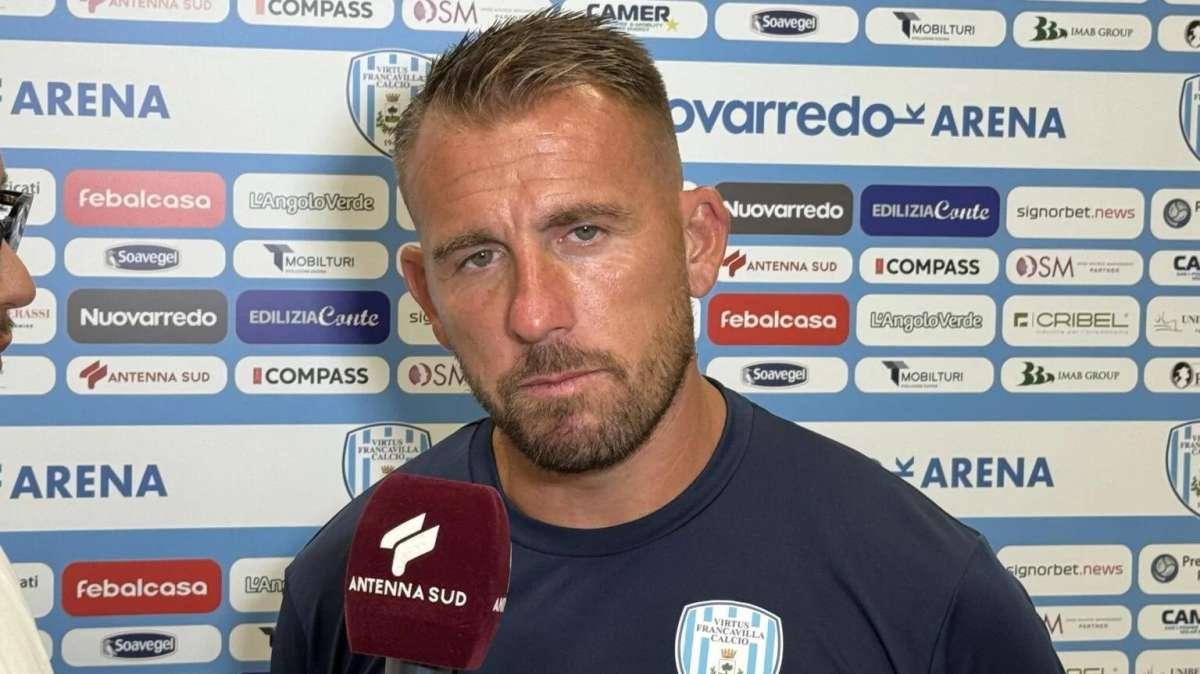 Virtus Francavilla, Coletti: “Sconfitta che fa male, ma le prestazioni mi danno forza”