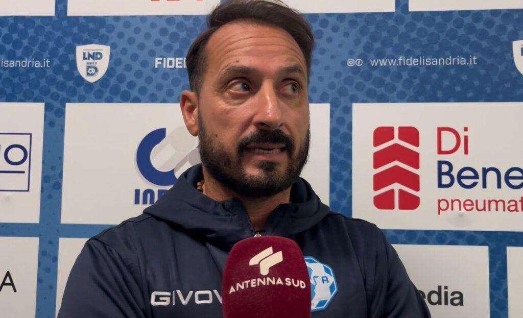 Fidelis Andria, Scaringella: "I miei giocatori sono degli eroi"