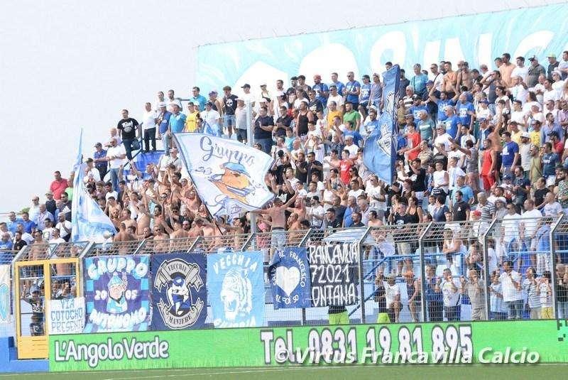 Virtus Francavilla, niente trasferta per i tifosi contro la Palmese: ecco perché