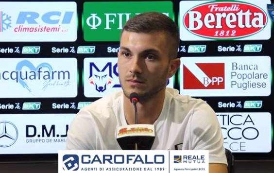 Lecce, Strefezza: "Siamo un bel gruppo, possiamo fare un grande campionato"