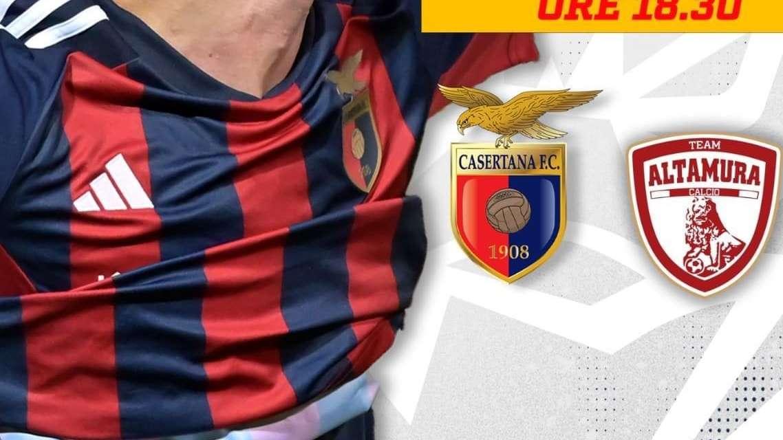 Serie C - 12^ g, Casertana-Team Altamura: le formazioni ufficiali