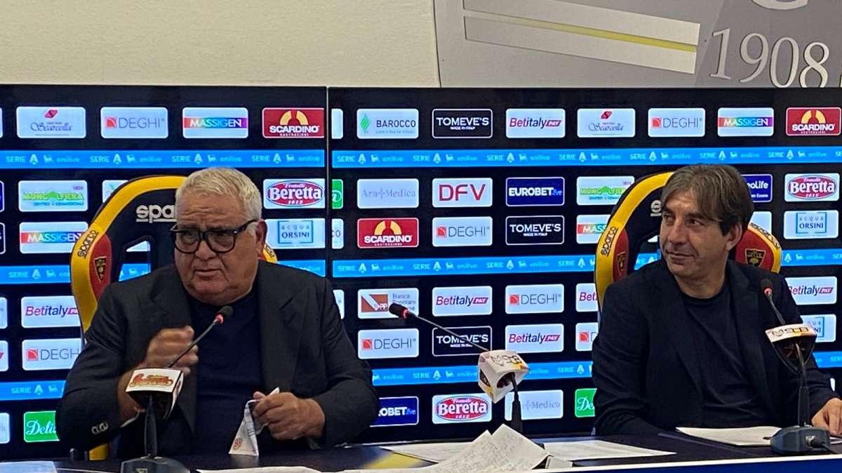 Lecce, Corvino: “Abbiamo utilizzato questa sessione per migliorare ulteriormente la rosa”
