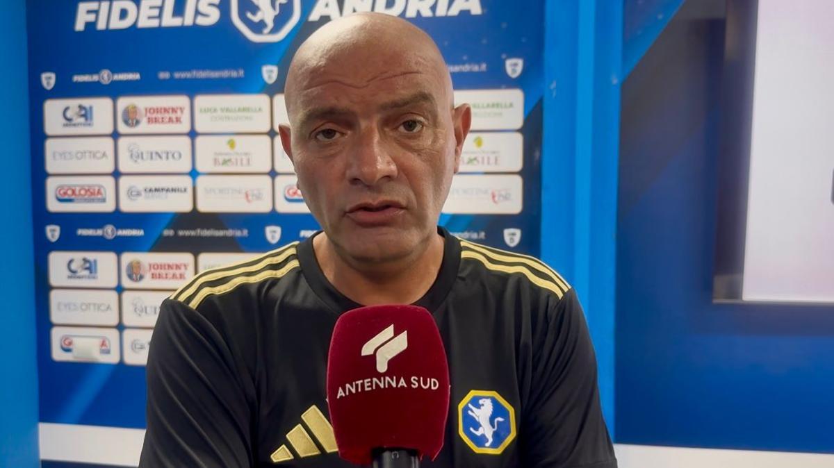 Fidelis Andria, De Sanzo: “Voglio vedere la mia squadra che battaglia”