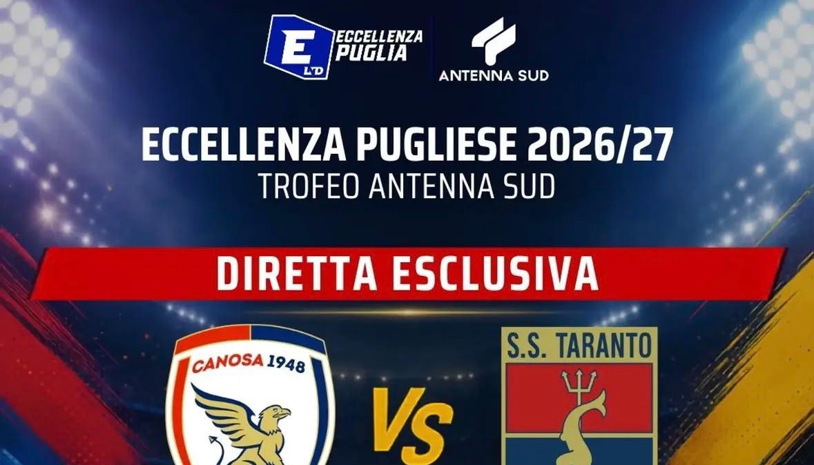 Formazioni ufficiali di Canosa - Taranto