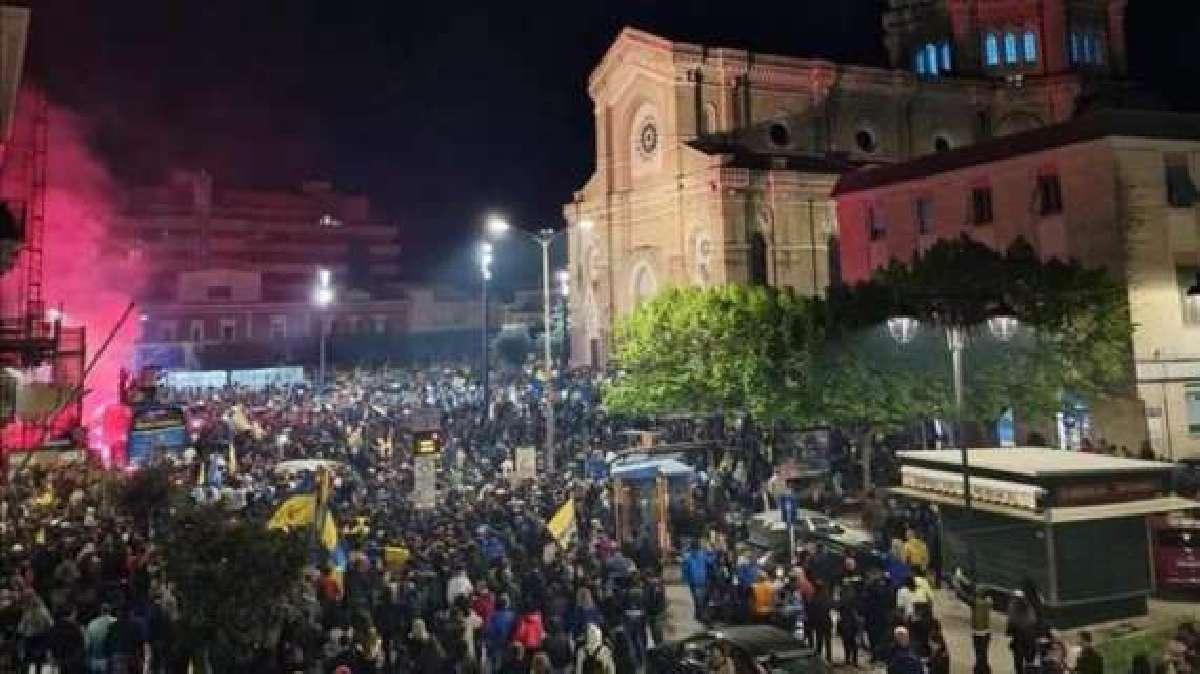 Cerignola, maxischermo in Piazza Duomo per il derby contro il Foggia