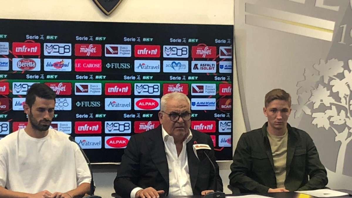 Lecce, presentati Listkowski e Paganini: "Qui per fare bene"