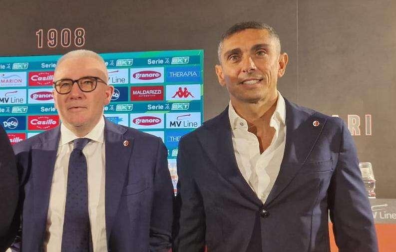Bari, Longo e Magalini: "Qui per un campionato importante". Di Cesare vice ds