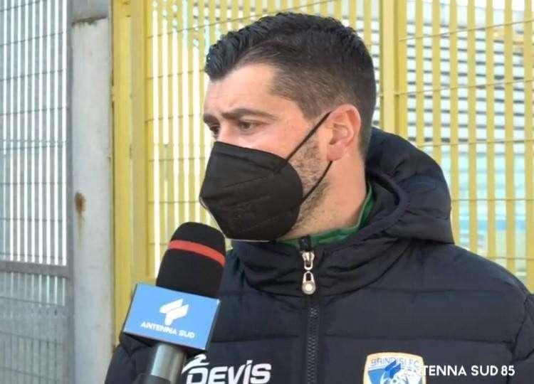 Brindisi, De Luca: "Il Taranto ha sfruttato i nostri errori. I ragazzi hanno dato tutto"