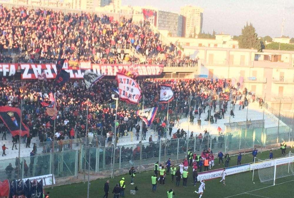 Taranto, abbassati i prezzi per la gara con il Cerignola