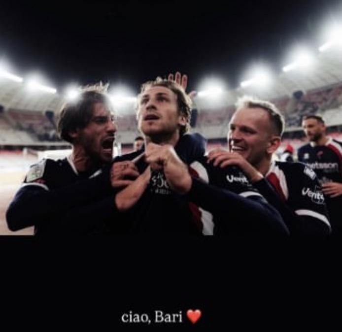 Bari, il saluto di Verreth: “Ciao Bari, grazie per tutto”