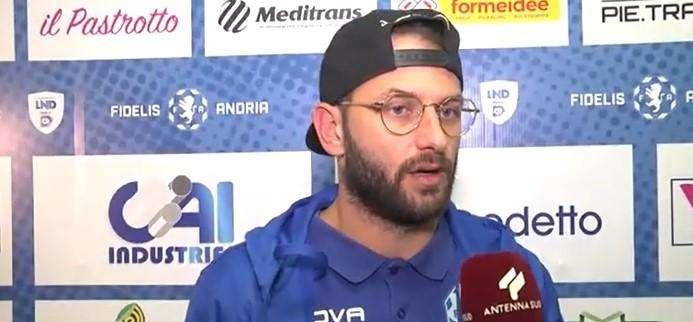 Fidelis Andria, Kragl: "Siamo felici della vetta, ma è lunga"