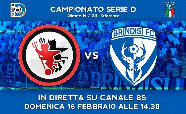 Serie D, Foggia-Brindisi in diretta tv su Canale 85