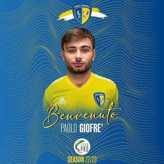 UFFICIALE - Cerignola, preso il giovane terzino Giofrè