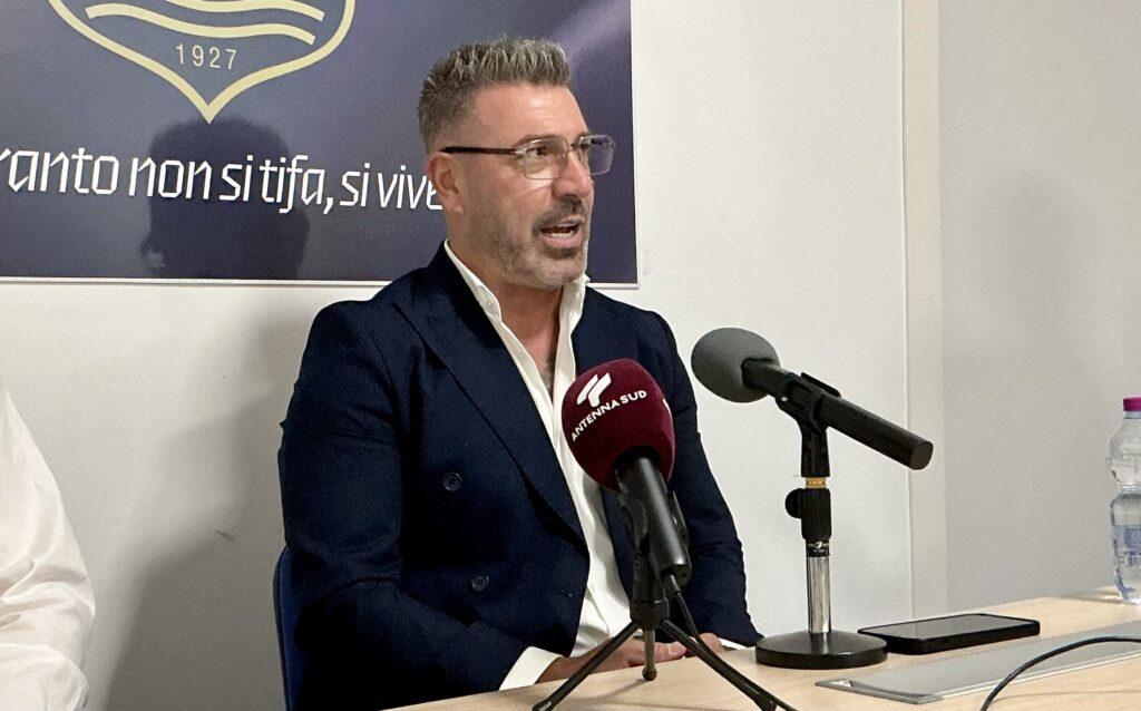 Taranto, il ds Montervino: “non possiamo concedere un gol del genere contro una squadra forte”