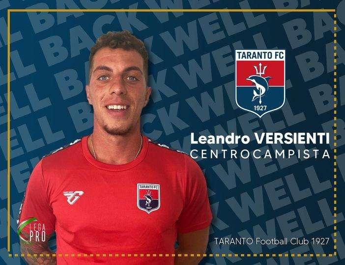 UFFICIALE - Taranto, riconferma anche per Versienti
