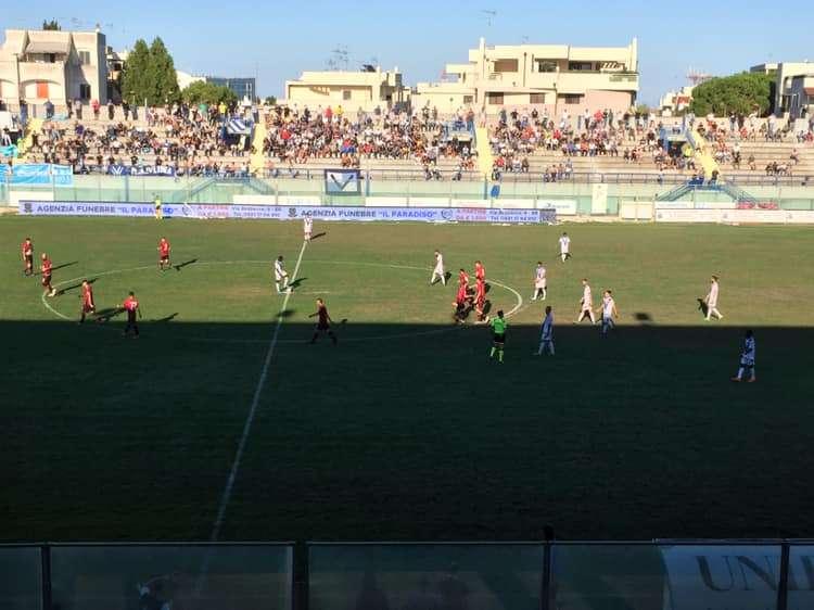 Brindisi-Foggia 1-1, D'Ancora risponde a Iadaresta: parità nel derby