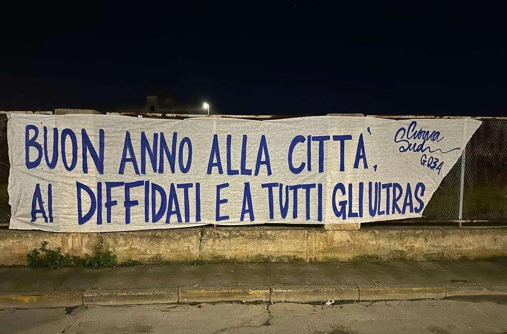 Virtus Francavilla, gli auguri della curva per il nuovo anno