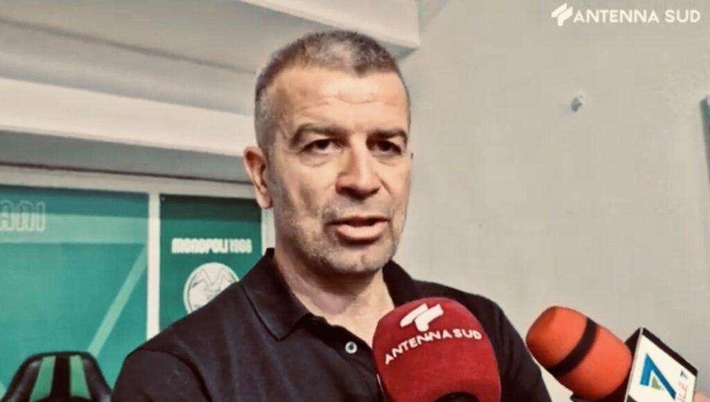Monopoli, Tomei: "Oggi ci sarà minutaggio per tutti, giusta ricompensa per chi ha giocato meno"