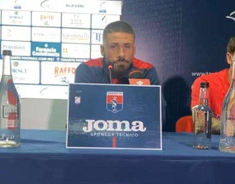 Taranto, Marsili: "Serve più cattiveria per fare gol"