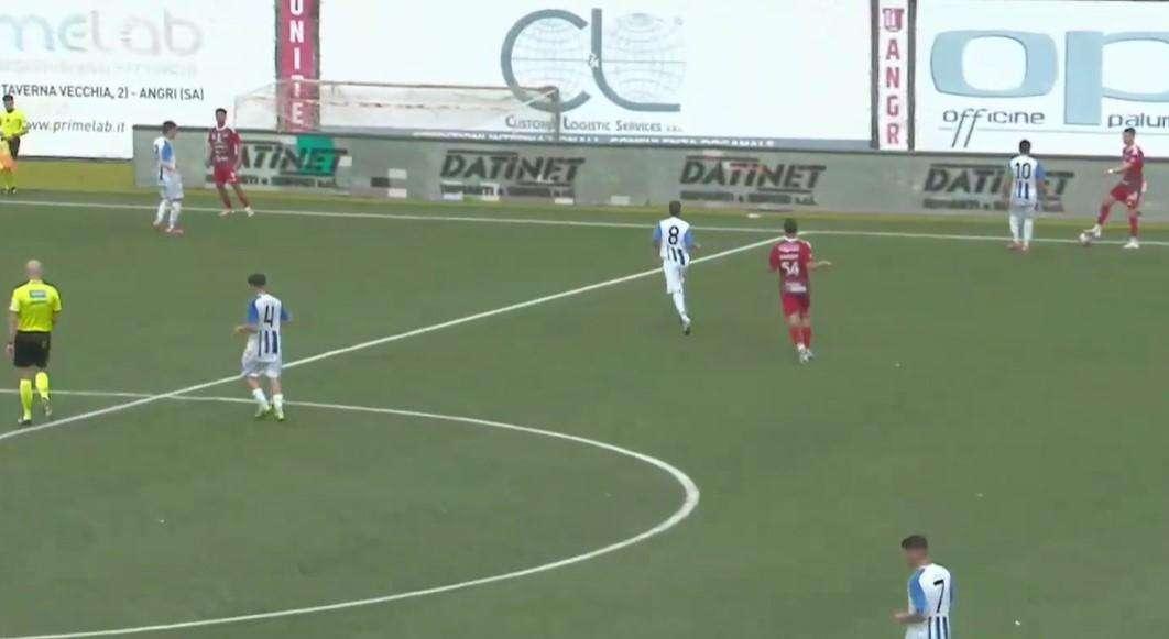 Angri-Fasano 2-3: Battista allo scadere lancia i biancazzurri in zona playoff