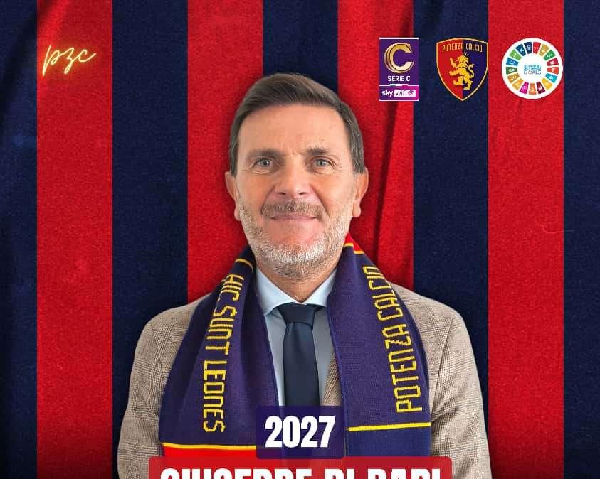 Potenza, Beppe Di Bari è il nuovo direttore sportivo: domani la presentazione