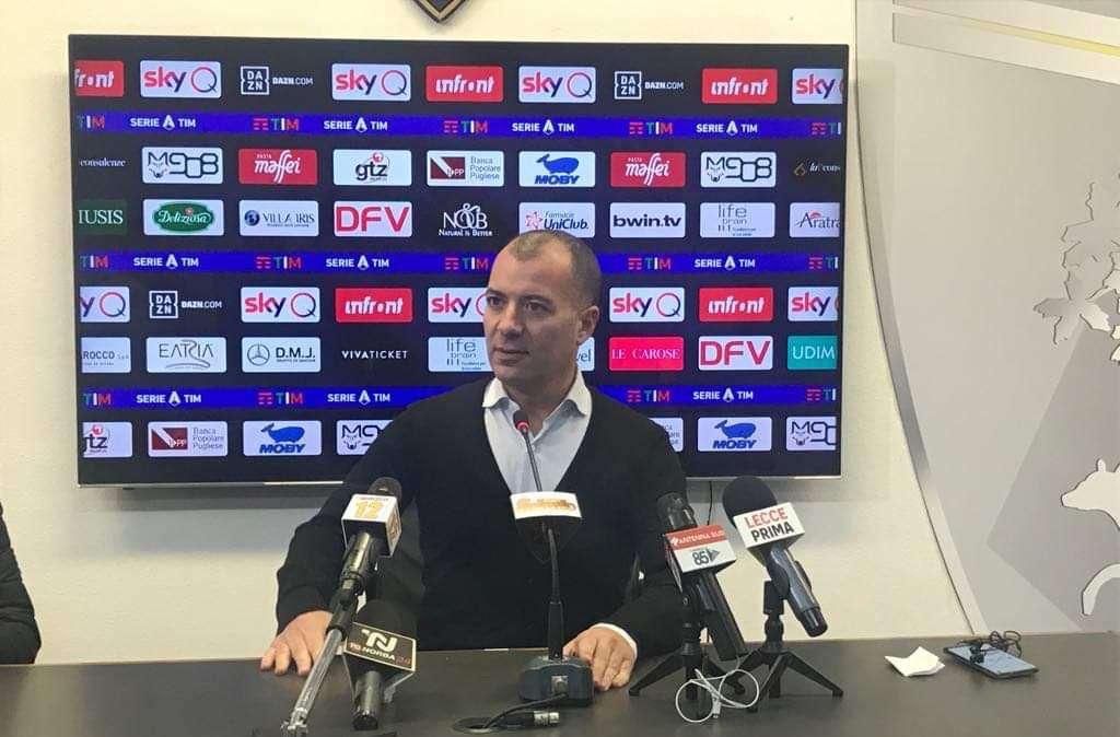 Lecce, Sticchi Damiani: “Crediamoci e restiamo uniti, arriveranno tre giocatori”