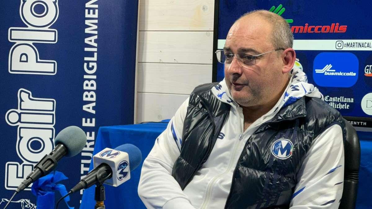 Martina, Pizzulli: "Peccato per il pareggio. A Barletta per prenderci i tre punti"