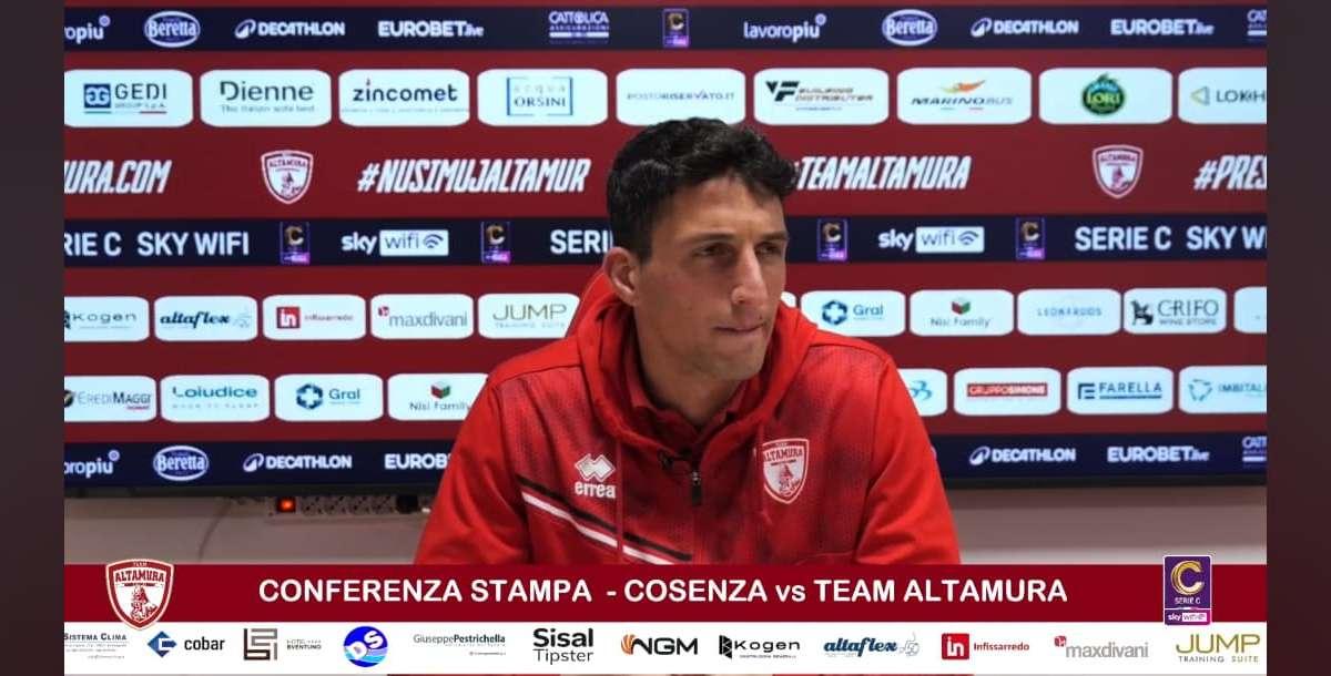 Altamura, Enrico Silletti: "Domani ci aspetta una delle partite più difficili"