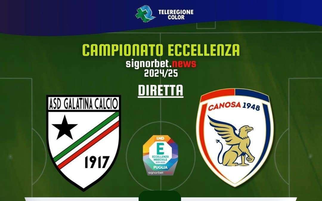 Playoff Eccellenza in Tv: Galatina-Canosa in diretta su Antenna Sud Sport