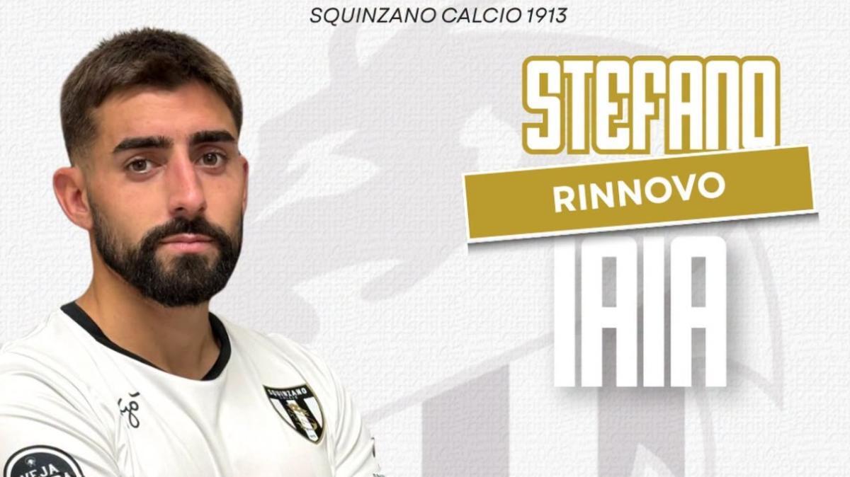 UFFICIALE - Squinzano, confermato il centrocampista Stefano Iaia