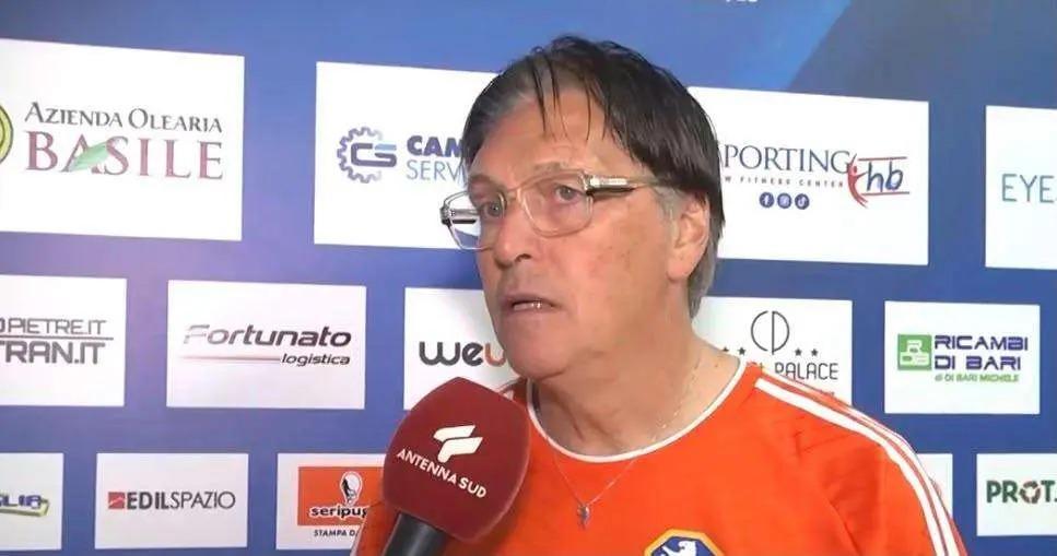 Fidelis Andria, Ragno: "Il gruppo è cresciuto, si lavora bene durante la settimana"