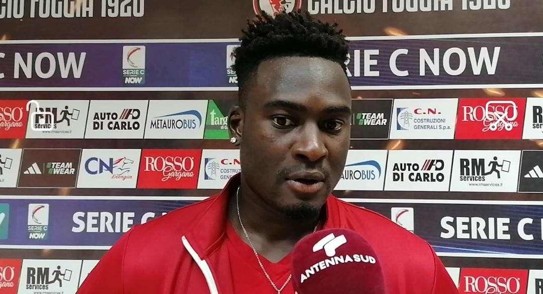 Foggia, Embalo: "Contento per il gol ma soprattutto per la vittoria. Qui sono a casa"