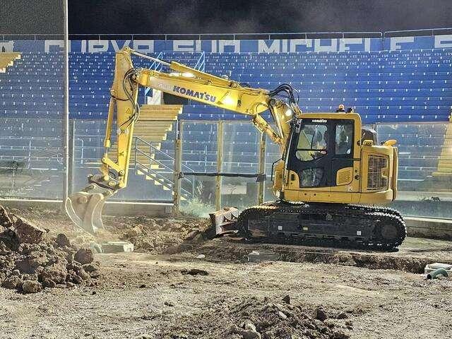 I lavori allo stadio Fanuzzi