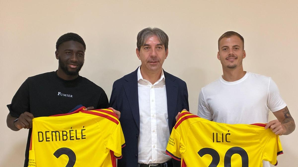 Lecce, la presentazione alla stampa di Ivan Ilic e Ali Dembele