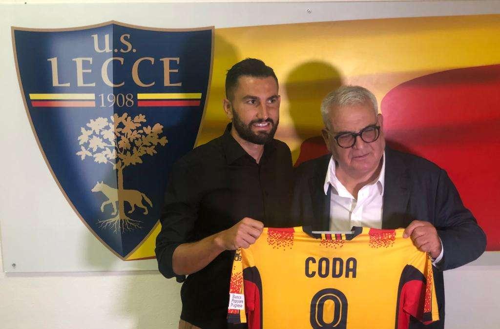 Lecce, Coda: “Impatto ottimo, mi trovo molto bene nel 4-3-3”