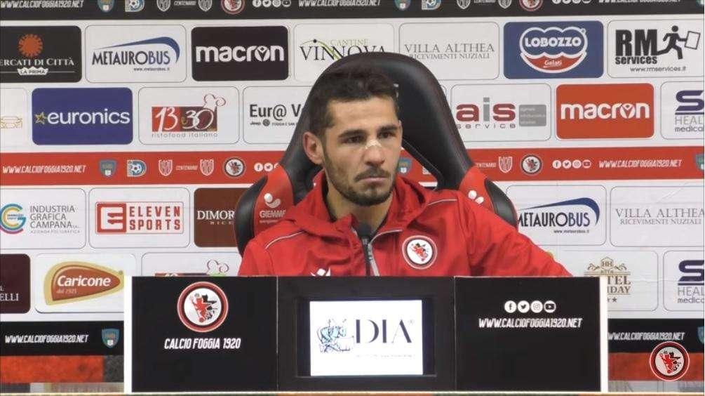 Foggia, Tortori: "Contento per la prestazione. El Ouazni ci darà una grande mano"